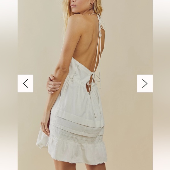 FREE PEOPLE | Strappy tie back ruffled dress/top | SIZE S - Picture 4 of 8